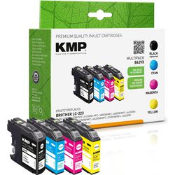 Inktcartridge kmp brother lc-223 zwart, cyaan, magenta, geel