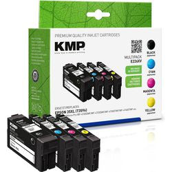 Inktcartridge kmp epson 35xl zwart, cyaan, magenta, geel
