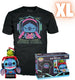 Funko lilo stitch gamer stitch with frog - pop! tee heren pop! - neutraal - xl