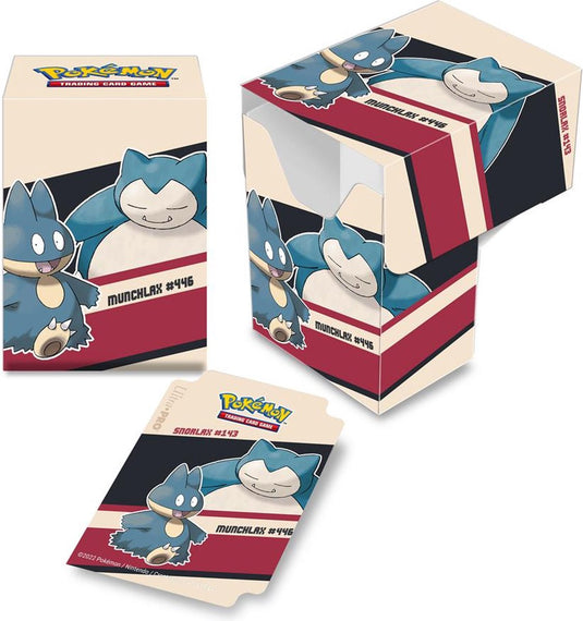Ultrapro deck box pokemon snorlax munchlax