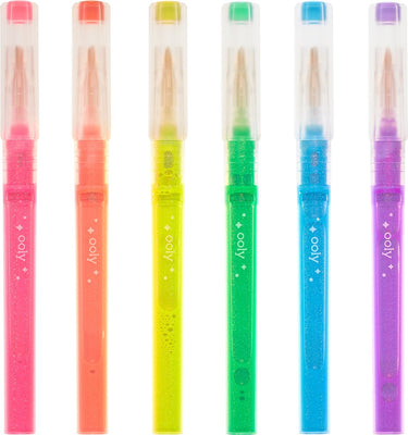 Ooly - oh my glitter! - highlighters - neonkleuren - 6 stuks