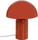 Konges sløjd atmosphera lito tafellamp paddenstoellamp - ø20xh25cm - rood