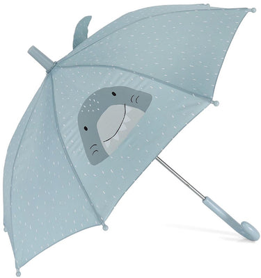 Trixie kinderparaplu - mr. shark - voor jongens en meisjes - kleine paraplu - haai - blauw