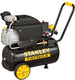 Stanley fatmax robuuste compressor met directe aandrijving en olie­smering – 2 pk – 24 l – 8 bar – 570x255x590 mm – zwart