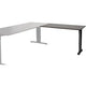 Aanbouwtafel schaffenburg lin-pla126-logz-m25 120x60x65-85cm logan eik, zwart