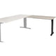 Aanbouwtafel schaffenburg lin-pla126-robz-m25 120x60x65-85cm robson eik, zwart