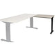 Aanbouwtafel schaffenburg lin-pla086-robz-m25 80x60x65-85cm robson eik, zwart