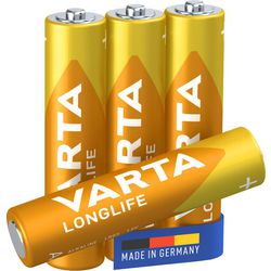 Varta accu longlife longlife micro 4-pack blister aaa