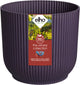 Elho the winery collection 22 - bloempot voor binnen - 100% gerecycled plastic - ø 22.0 x h 20.2 cm - donkerpaars