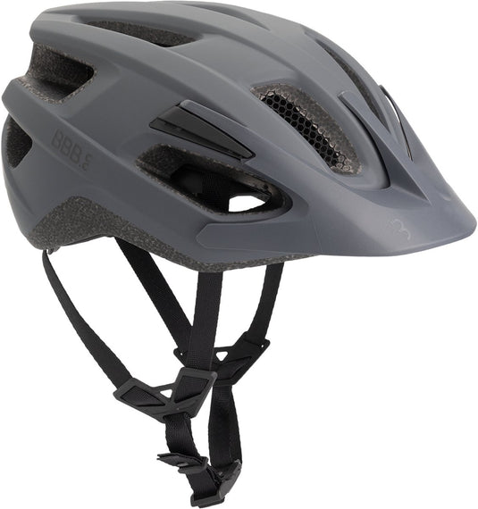Bbb cycling kite 3.0 fidlock fietshelm volwassenen - mtb helm racefiets helm - wielrenhelm - fietshelm dames - fietshelm heren - mat donker grijs maat m (55-58cm) - bhe-30