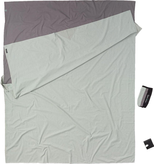 Cocoon travelsheet - lakenzak - egyptisch katoen - khaki