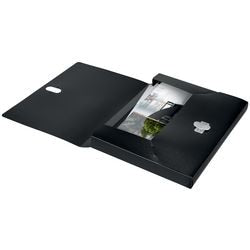Leitz recycle documentenbox a4 co2 neutraal zwart 80% gerecycled plastic