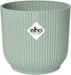 Elho vibes fold rond mini 7 - bloempot voor binnen - 100% gerecycled plastic - ø 7.0 x h 6.5 cm - sorbet groen