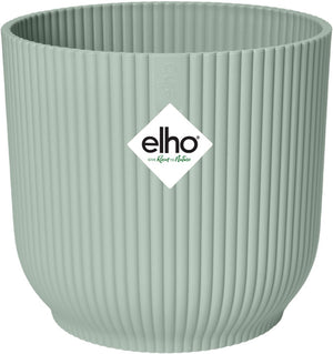 Elho vibes fold rond 18 - bloempot voor binnen - 100% gerecycled plastic - ø 18.4 x h 16.8 cm - sorbet groen