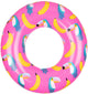 Swim essentials - zwemband - ø95 cm - roze - bananen - kind - flamingohoofd
