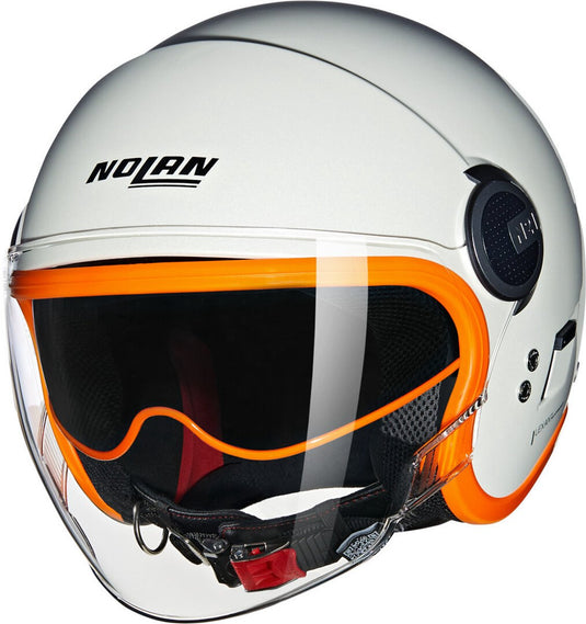 Nolan n21 visor 06 ocio 347 pearl oranje glossy jethelm - maat m - helm