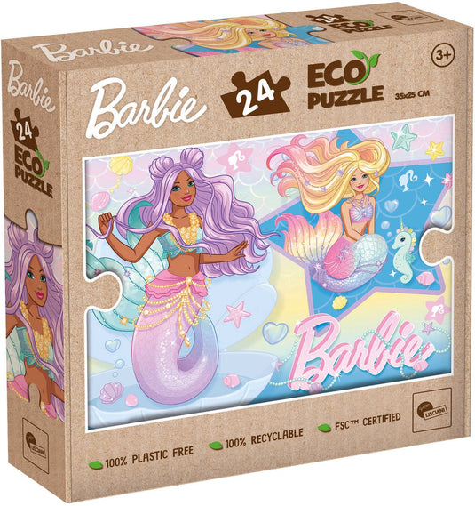 Lisciani barbie eco-puzzle mini 24