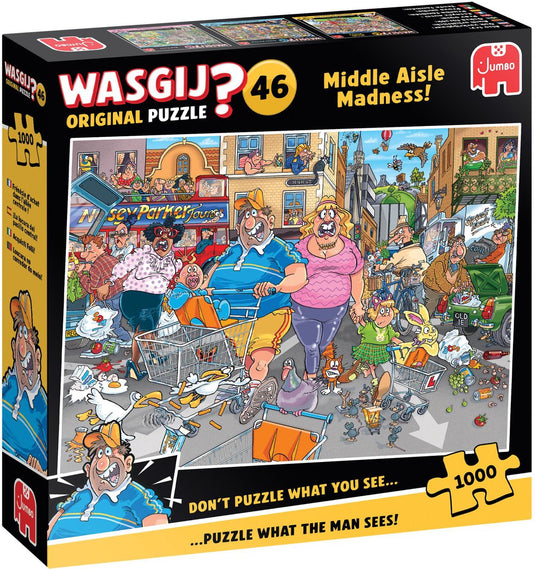 Merkloos sans marque wasgij original 46 legpuzzel - buitenkansjes!, 1000st.