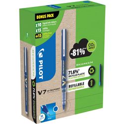 Rollerballpen pilot v7 blauw 0,4 mm