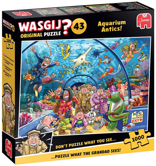 Wasgij original 43 - aquarium capriolen! - 1000 stukjes puzzel - legpuzzel