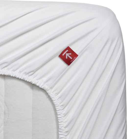 Beddinghouse - percale katoen - topper hoeslaken - 160x200 cm - wit