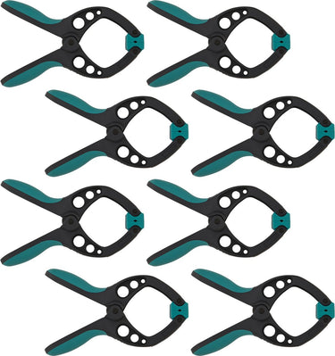 Wolfcraft - 8 veerklemmen pro - veerklem 40 mm - zeilklem - marktklem - extra sterk - zeilklemmen - 8651000