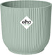Elho vibes fold rond 18 - bloempot voor binnen - 100% gerecycled plastic - ø 18.4 x h 16.8 cm - sorbet groen