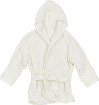 Meyco baby uni badjas - pre-washed hydrofiel - offwhite - 86 92
