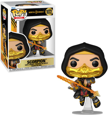 Funko mortal kombat scorpion vinyl figur 1072 unisex pop! - neutraal - standard