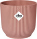 Elho vibes fold rond 22 - bloempot voor binnen - 100% gerecycled plastic - ø 22.0 x h 20.2 cm - delicaat roze