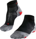 Falke ru5 short anti-blaar functioneel materiaal hardloopsokken dames zwart - maat 39-40