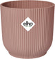 Elho vibes fold rond wielen 35 - bloempot voor binnen - 100% gerecycled plastic - ø 34.9 x h 32.4 cm - delicaat roze