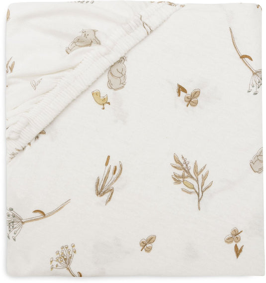Jollein baby - hoeslaken jersey 70 75x140 150cm - ledikant babybed - zacht katoen - riverside