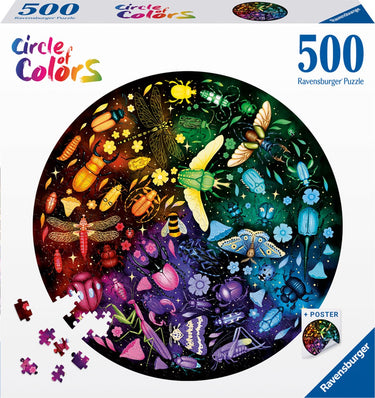 Ravensburger legpuzzel circle of colors insecten, 500st.