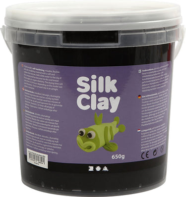 Silk clay http: www.cchobby.nl silk-clayr-zwart-650-gr-1-emmer