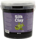 Silk clay zwart – zelfhardende klei – zachte lichtgewicht boetseerklei – 650 gram