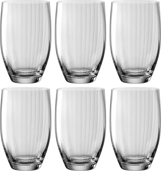 Leonardo poesia longdrinkglas 460ml grijs - set 6