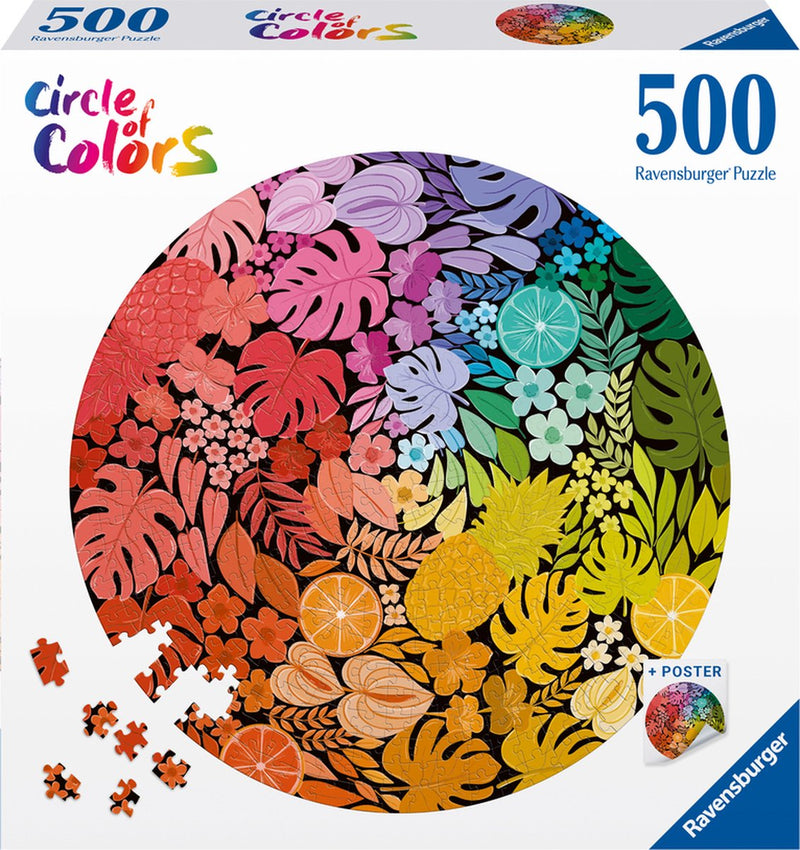 Load image into Gallery viewer, Ravensburger legpuzzel circle of colors tropical, 500st.
