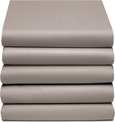 Cinderella - weekend - topper hoeslaken met split - 160x200 cm - tot 15 cm matrashoogte - 100% katoen - taupe