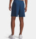 Under armour ua tech woven wordmark short-blu heren sportbroek - wham blauw - wit