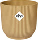 Elho vibes fold rond 14 - bloempot voor binnen - 100% gerecycled plastic - ø 14.1 x h 12.9 cm - botergeel
