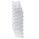 Wandfolderhouder exacompta a4 staand 8-vaks transparant