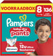 Pampers baby-dry pants maat 8 - 136 luierbroekjes - 17kg+ - voorraadbox