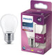 Philips led lamp - kogellamp met e27 fitting - koelwit licht: 4000k - 40w - mat glas