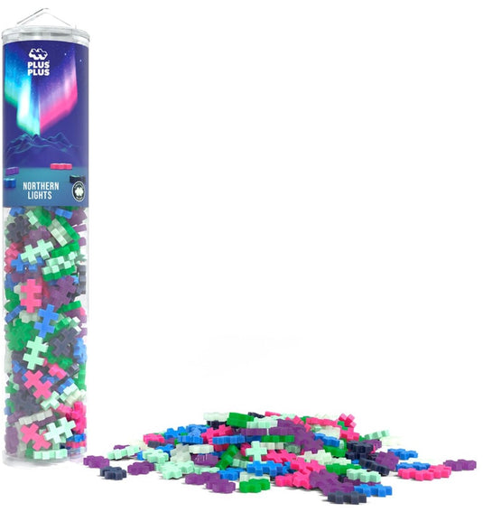 Plus-plus tube noorderlicht 240 delige bouwset - 4332 - bouwspeelgoed - constructiespeelgoed - set met bouwstenen - vanaf 5 jaar