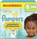 Pampers premium protection maat 6, 144 luiers, 13kg-18kg