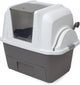 Catit kattenbak - incl. 4 afvalzakken - grijs wit - 67 x 48 x 46 cm