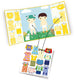 Djeco stickers kleding - herbruikbare stickers voor peuters.