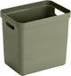 Sunware - sigma home opbergbox 25l donker groen - 35 x 24,6 x 36,3 cm