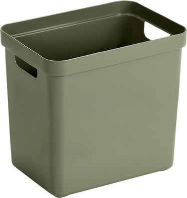 Sunware - sigma home opbergbox 25l donker groen - 35 x 24,6 x 36,3 cm